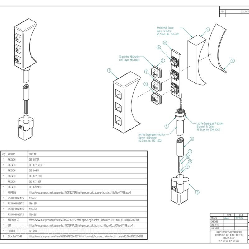 Honda Hız Sabitleme Kiti Kumanda Anahtarı IP67 korumalı buton