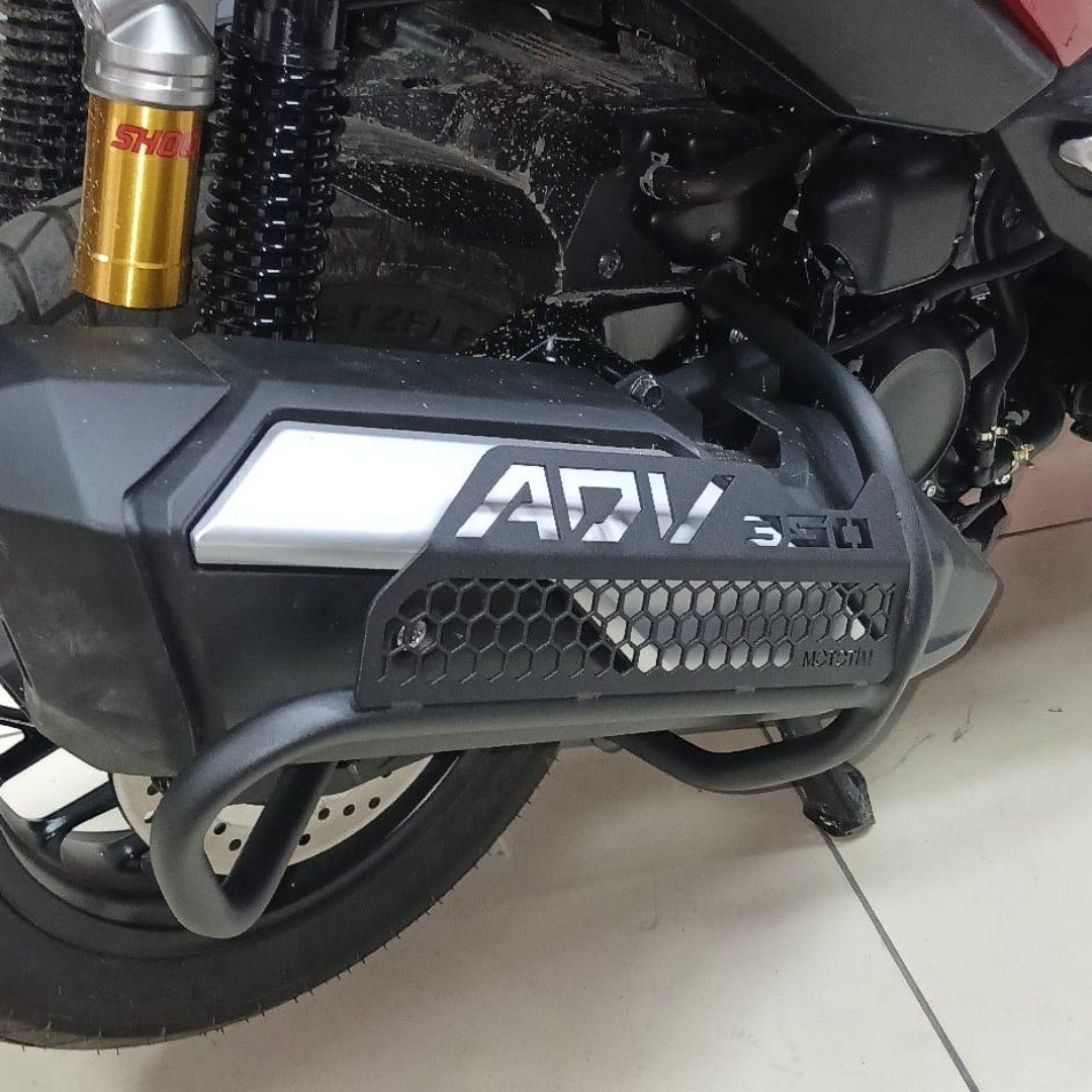 ADV 350 egzoz koruma detay kaynak noktaları