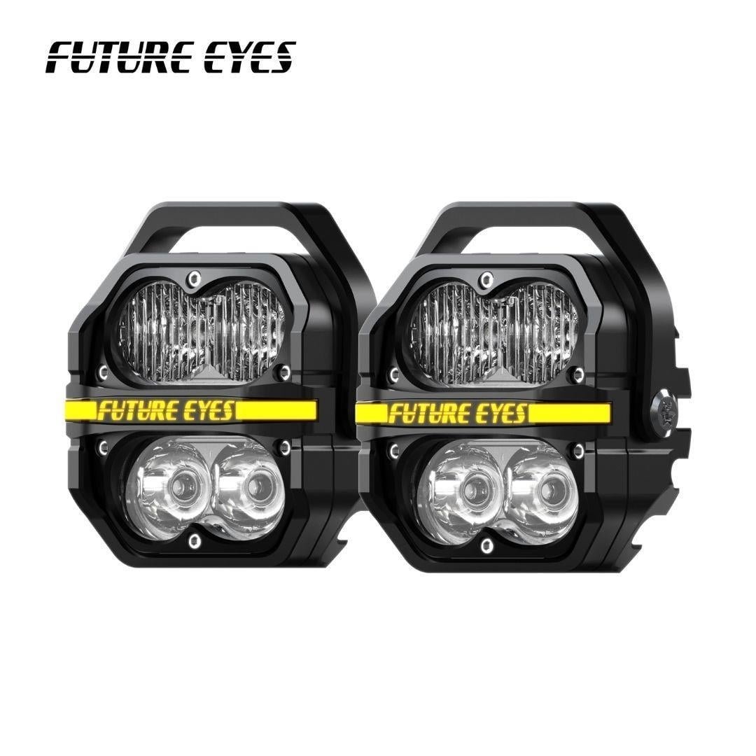 motosiklet sis farı 120W sarı LED güçlü aydınlatma