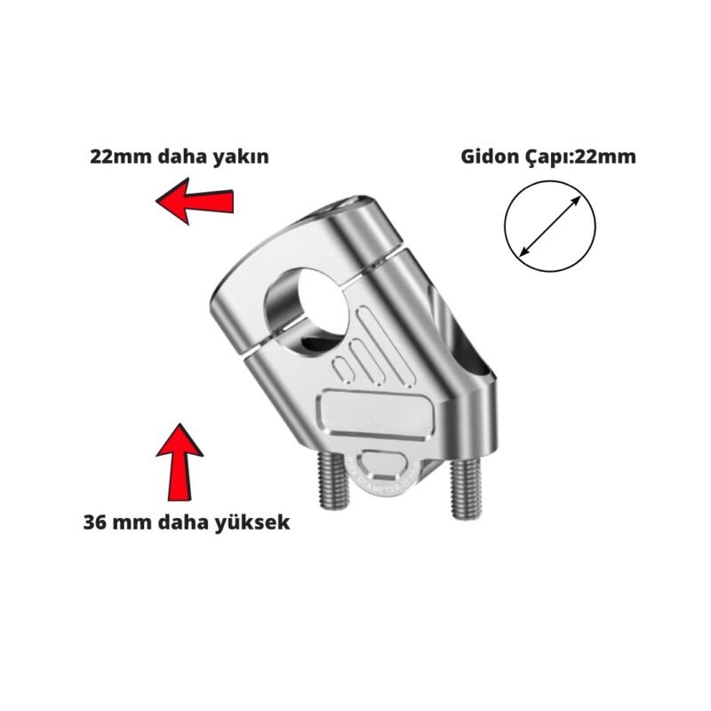 Motosiklet Gidon Yükseltme Aparatı Montaj