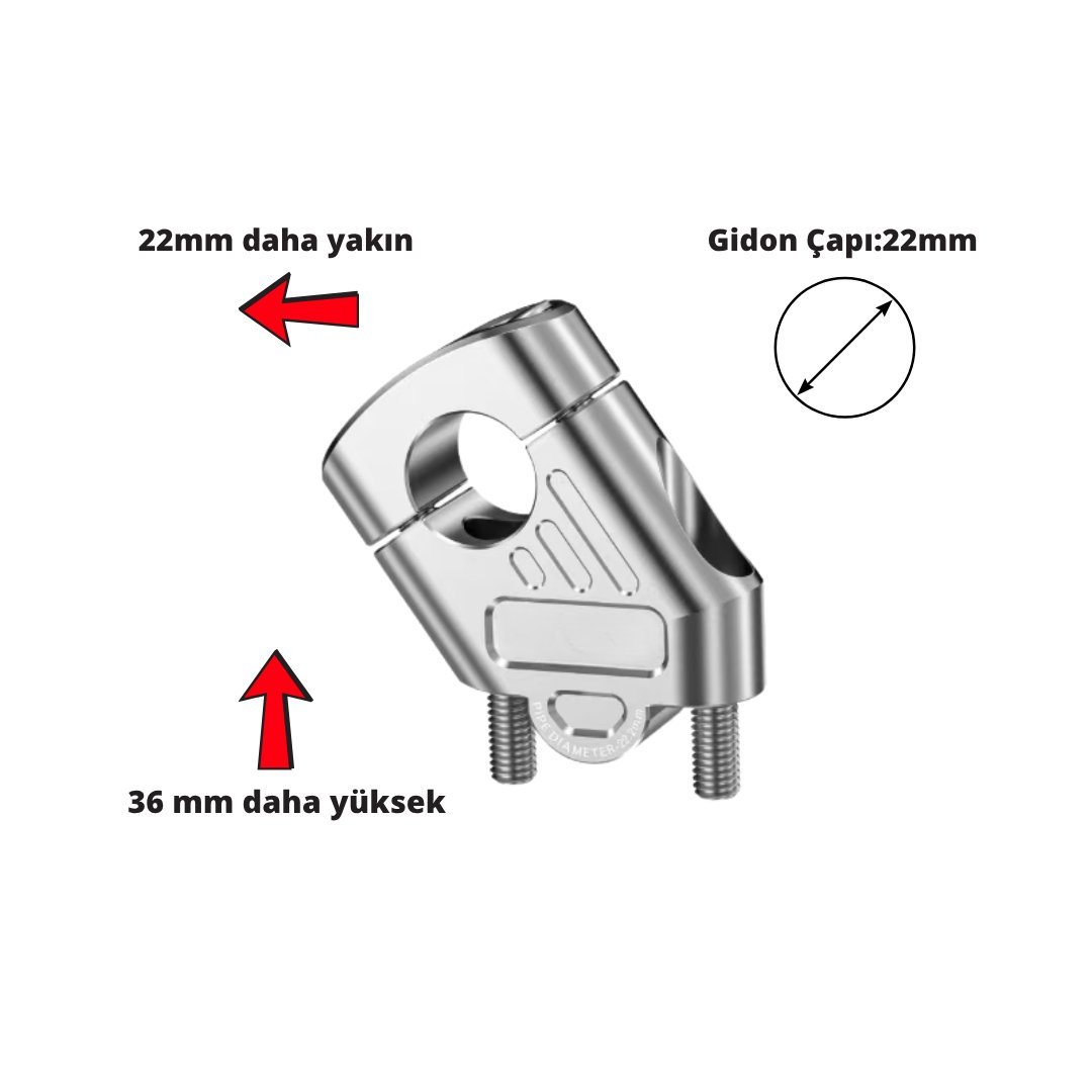 Motosiklet Gidon Yükseltme Aparatı Montaj
