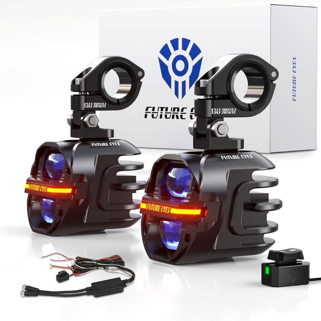 motosiklet sis farı 120W genel görünüm